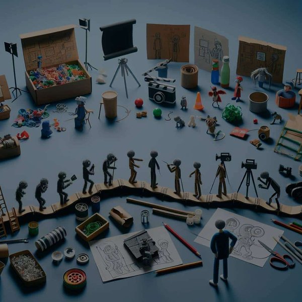 Comment réaliser un film d'animation stop-motion avec des matériaux recyclés ?