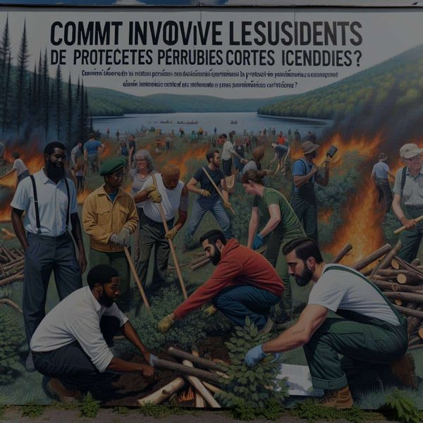 Comment impliquer les habitants dans la protection des forêts périurbaines contre les incendies ?
